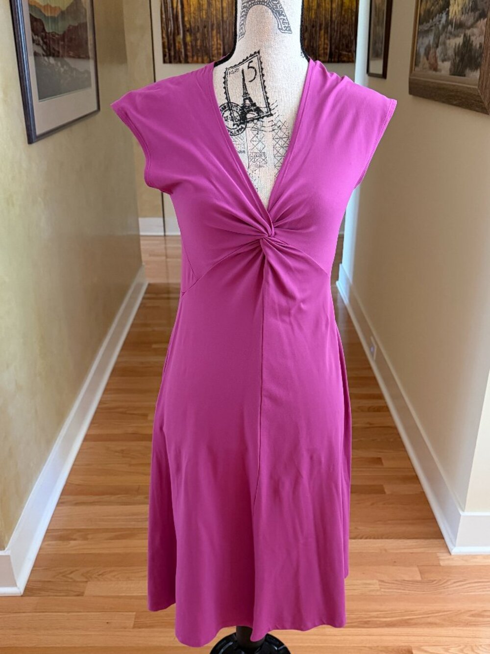 Patagonia Seabrook Bandha Twist V-Neck Dress Size Medium
